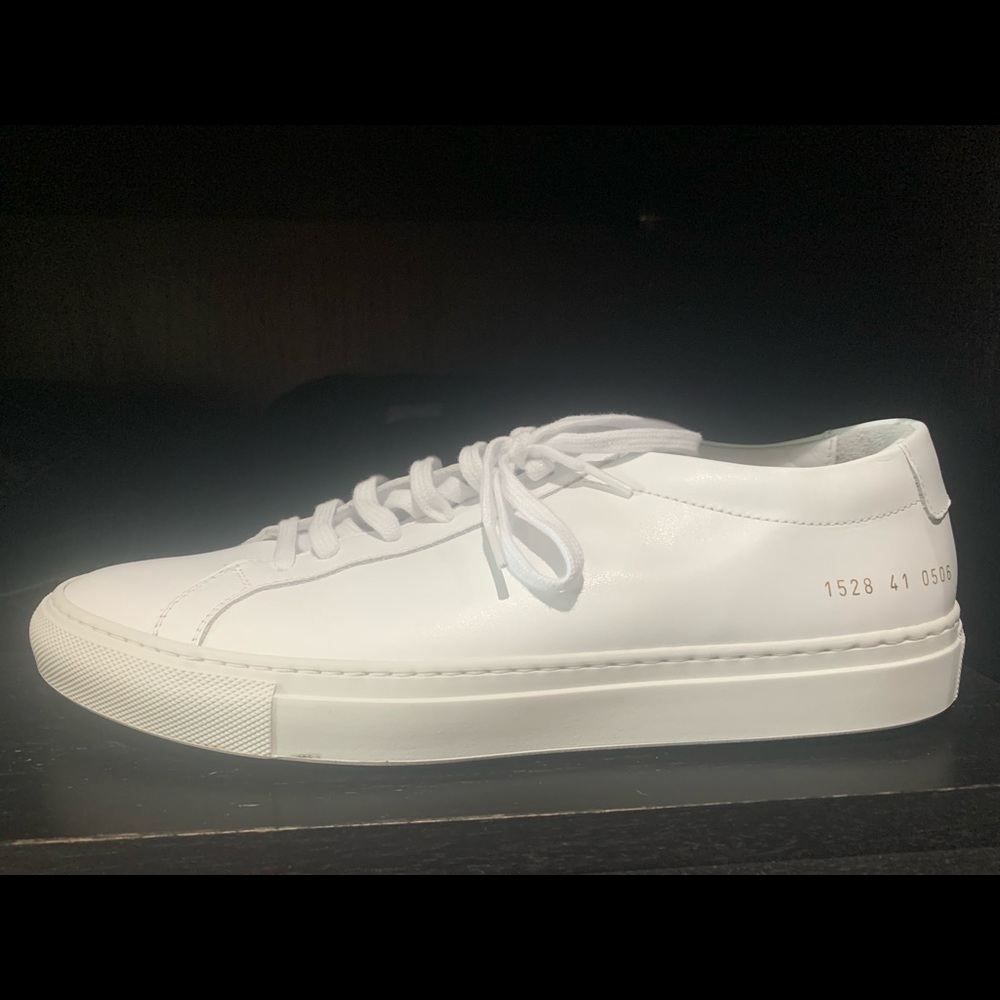 Common projects sneakers men, only used once